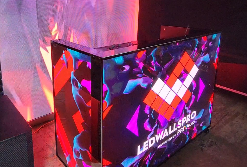 Led wall Panels for DJ Booth