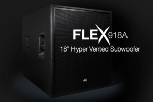 The Flex918A 18" Hyper Vented Subwoofer